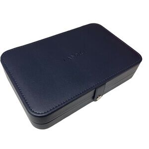 Landici Small Jewelry Box Organizer - Travel or Home - Navy